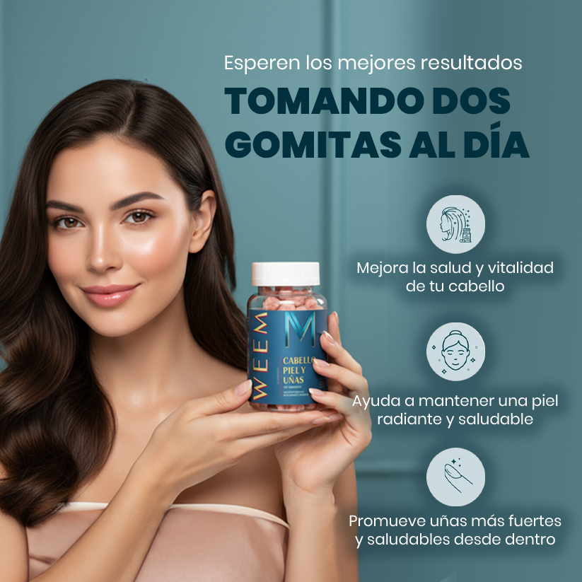Gominolas para el cabello, la piel y las uñas